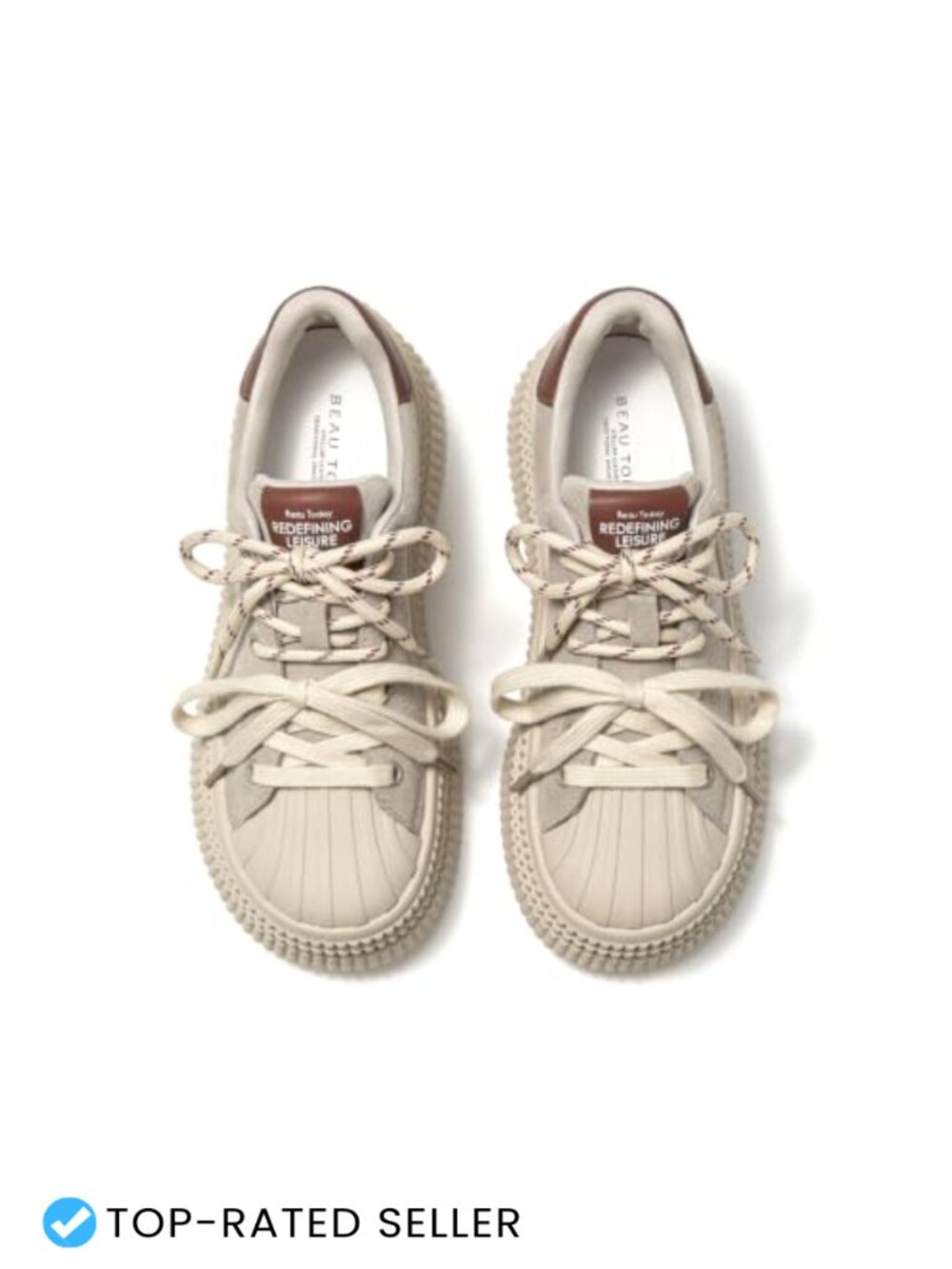 Platform Sneakers Women Suede PU Leather Casual Tennis Shoes